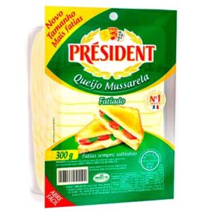 QUEIJO MUSSARELA PRESIDENT FAT 300GR