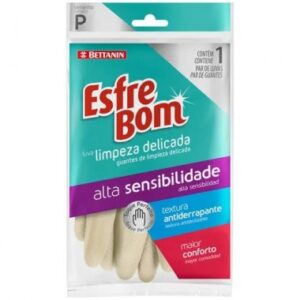 LUVA MULTIUSO ESFREBOM DELICADA P UN