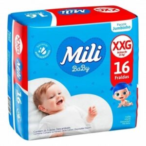 FRALDA MILI JUMBINHO  XXG 16UN