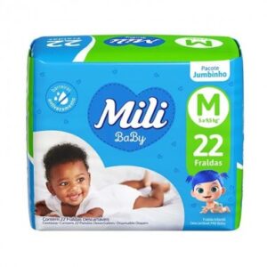 FRALDA MILI JUMBINHO M 22UN