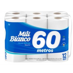PAPEL HIG MILI NEUTRO 12X60M
