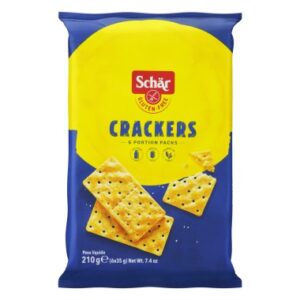 BISCOITO SCHAR CRACKERS TRAD SG SL 210GR